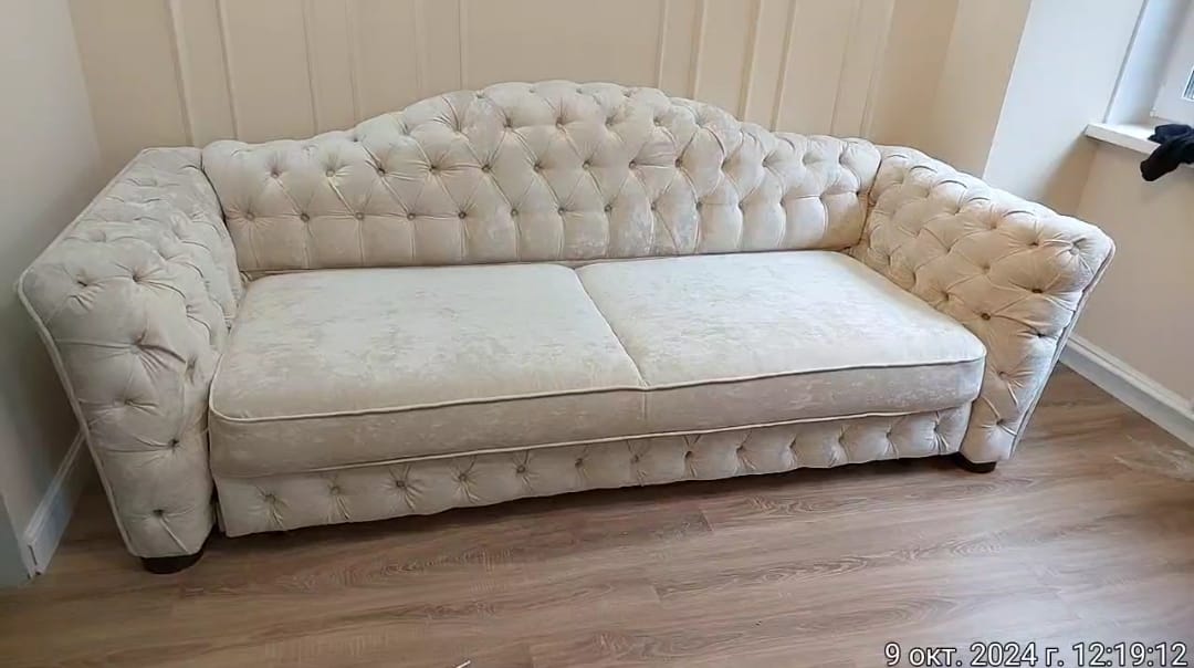 Замена обивки дивана на дому. Братиславская